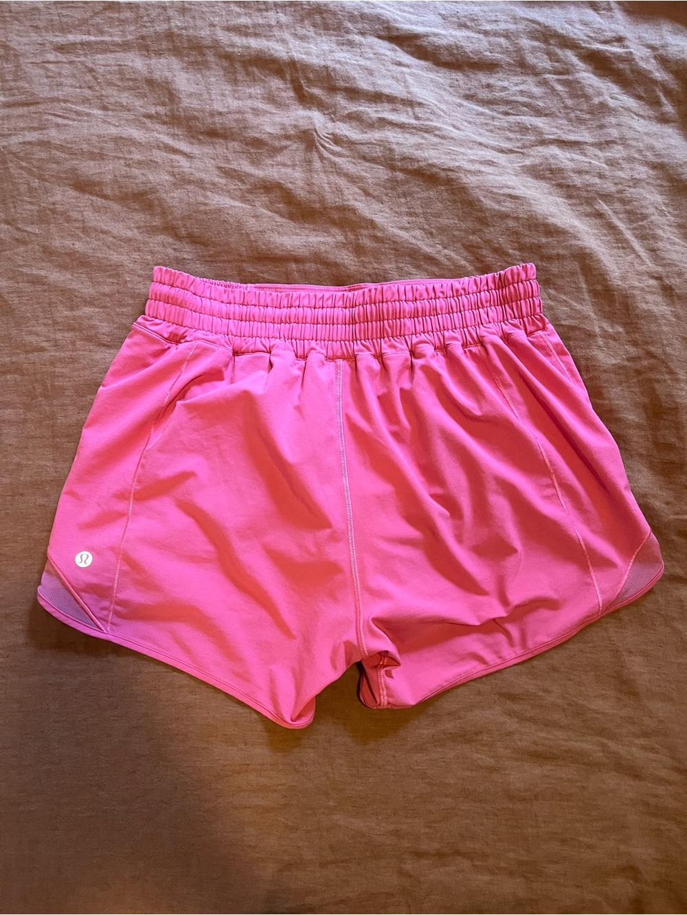 lululemon athletica Bright Pink Athletic Running Shorts